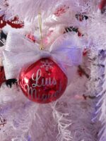 Bola navidad colores 8cm - Imagen 5