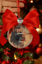 Bola navidad personalizada con foto o dibujo