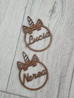 Bola navidad madera - Imagen 5