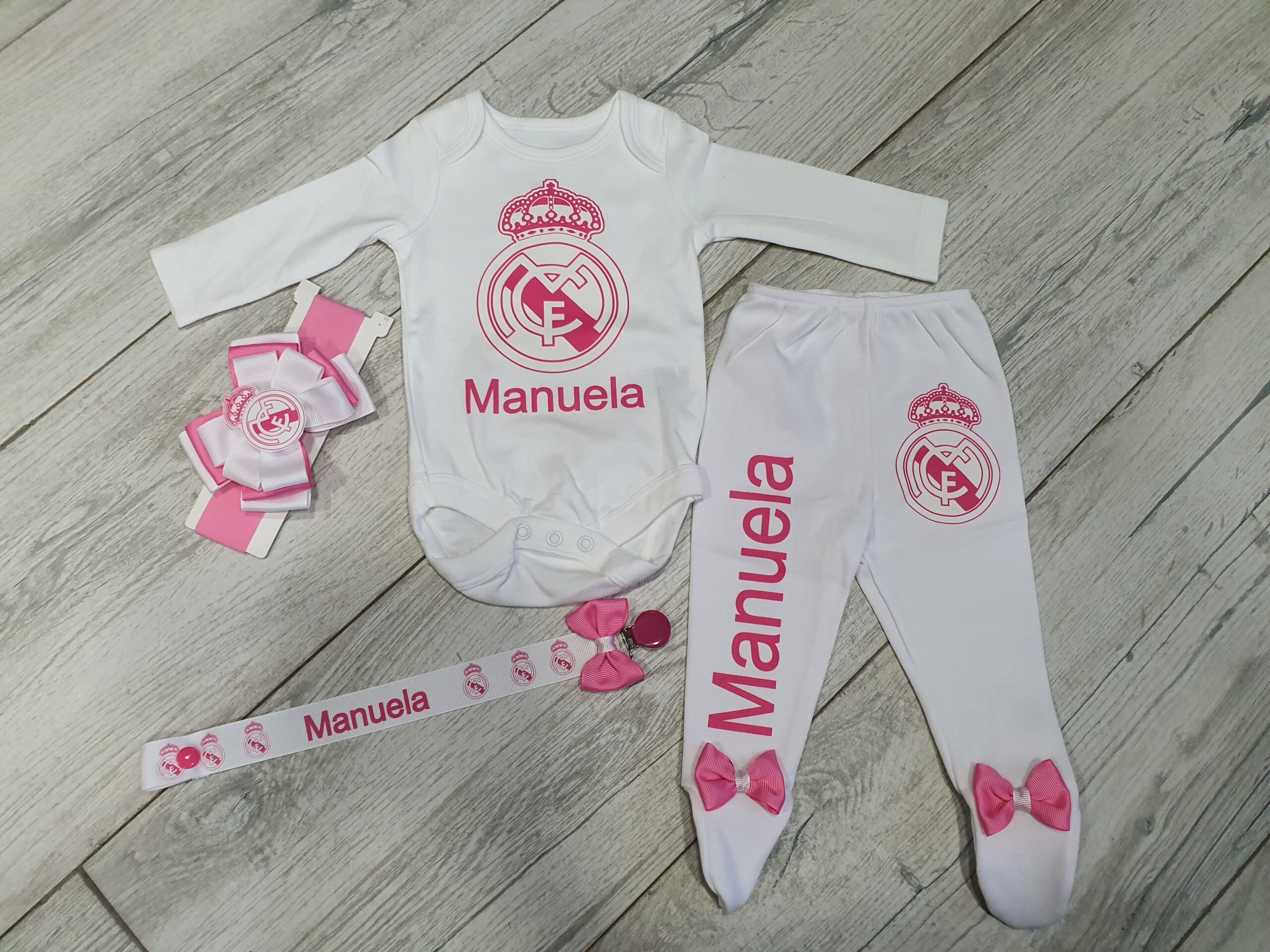 Conjunto Real Madrid niña – Regalos Con Sentido