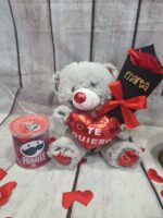 Oso de peluche, rosa con nombre y patatas - Imagen 8