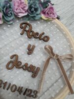 Bastidor porta alianzas boda - Imagen 6